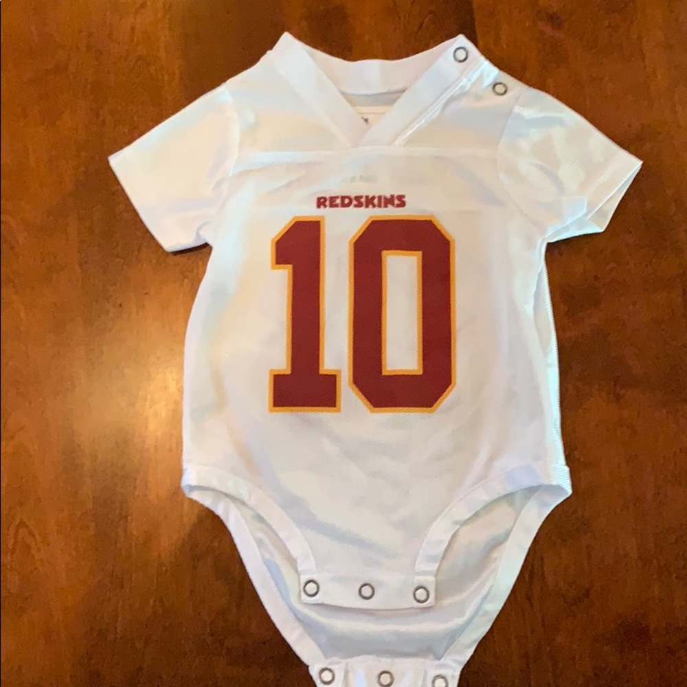 Redskins football jersey baby onesie 6-9m